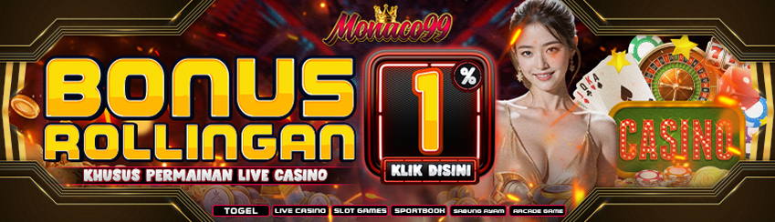BONUS ROLLINGAN LIVE CASINO 1%