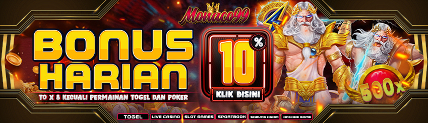 BONUS HARIAN 10% TO X 8