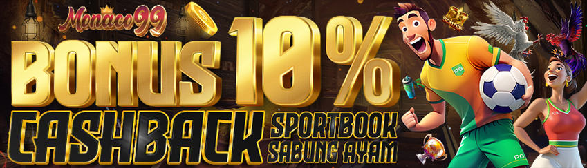 PROMO CASHBACK MINGGUAN SPOORTBOOK 10%
